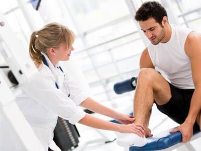 physiotherapists providing physiotherapy treatment