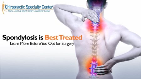 Man with spondylosis in the neck, upper back & lower back