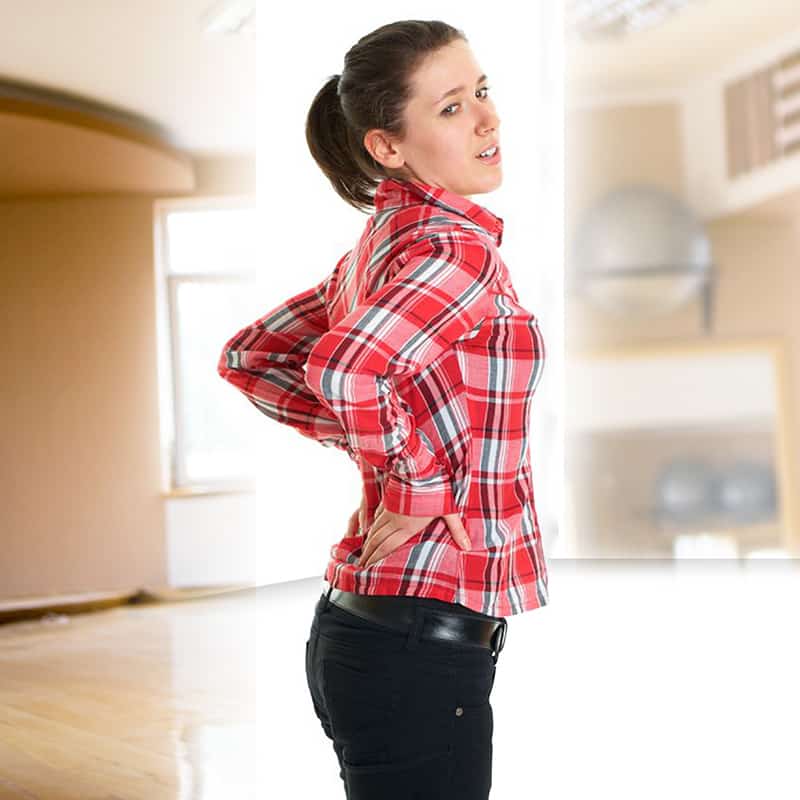 women with back pain