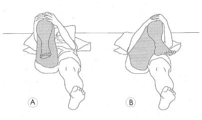 Knee chest exercise sheet
