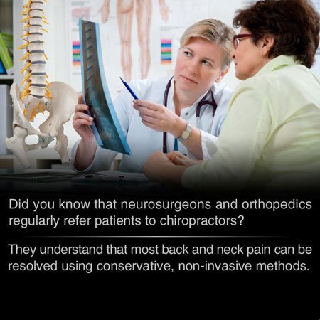 chiropractic assessment shown