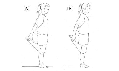 CSC's Quadriceps knee exercise for knee ligament & joint