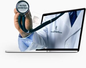 Doctor holding stethoscope