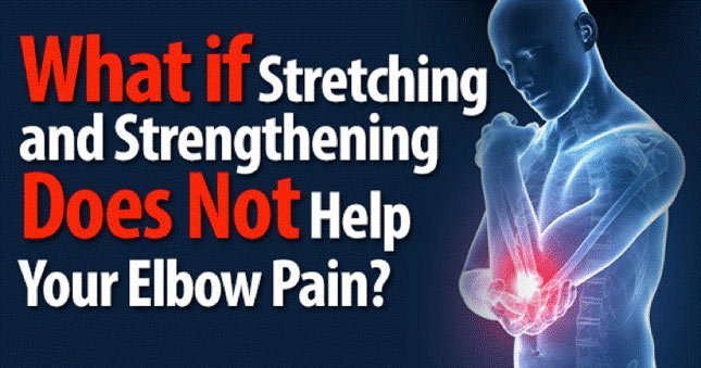 illustration of elbow pain