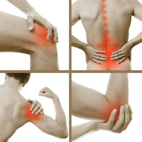 knee pain, back pain, shoulder pain & elbow pain