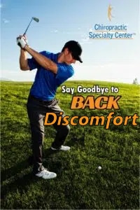 golfer shown playing golf