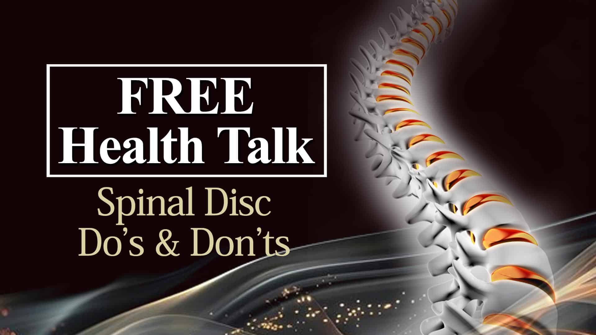 Read more about the article Spinal Disc Issues Explained: Free Health Talk in KL